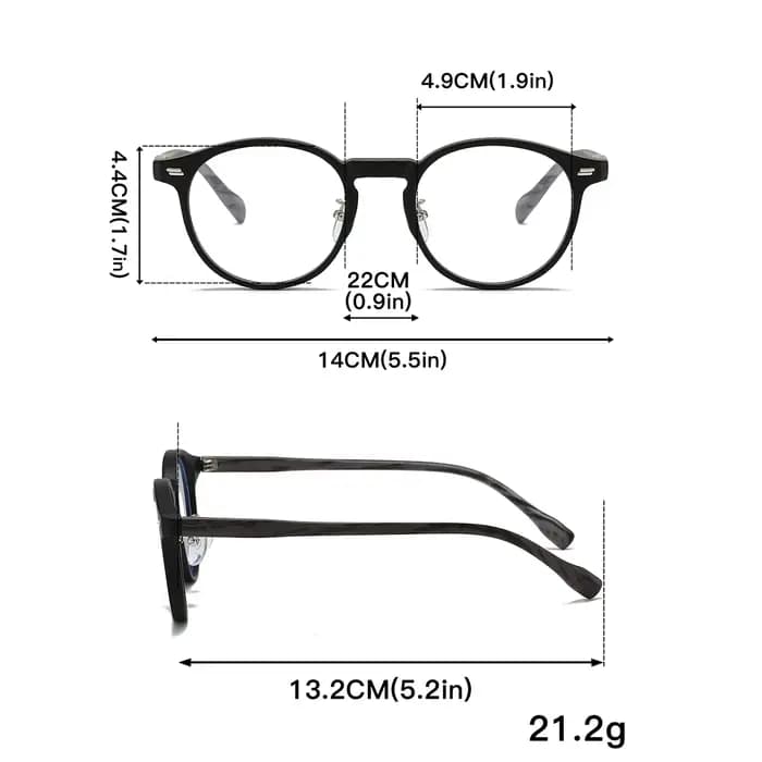 KAMMPT Vintage lunettes rondes mode rétro bleu lumière bloquant lunettes à la mode Design élégant co