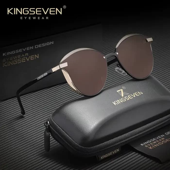 KINGSEVEN – lunettes de soleil polarisées UV400 pour femmes, style œil de chat, pour loisirs et voya