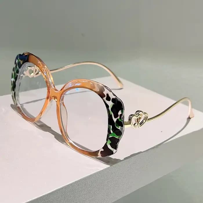 GM LUMIAS lunettes rondes surdimensionnées femmes 2025 nouveau dans la mode montures optiques multic