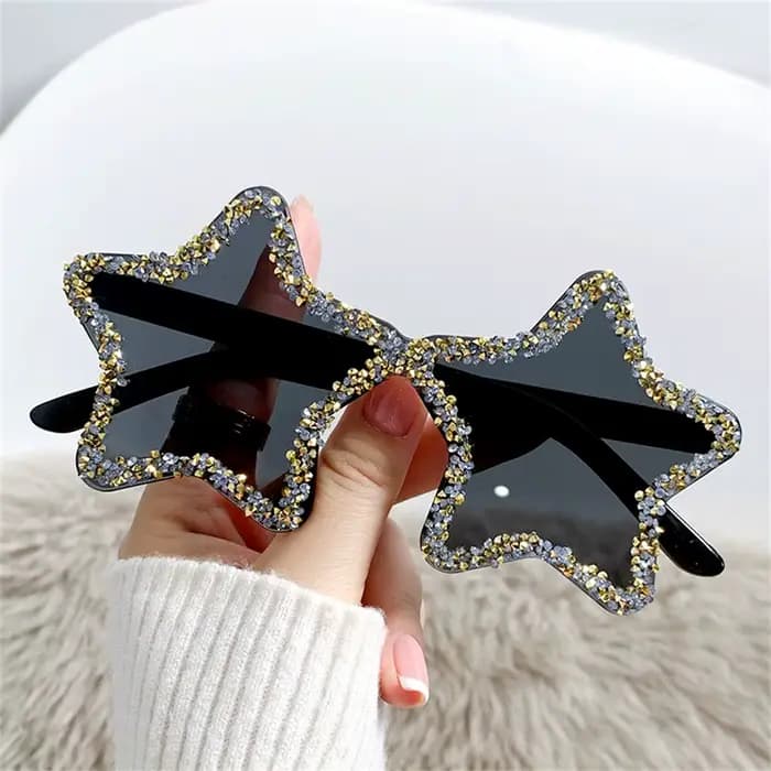 Lunettes de soleil sans bords en strass pour femmes, tendance, luxe, diamant brillant, bonbons, ente