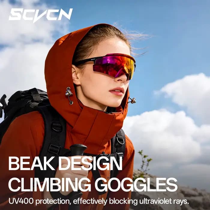 Lunettes de cyclisme SCVCN Fashion 2026 – Lunettes de soleil pour hommes et femmes, idéales pour le