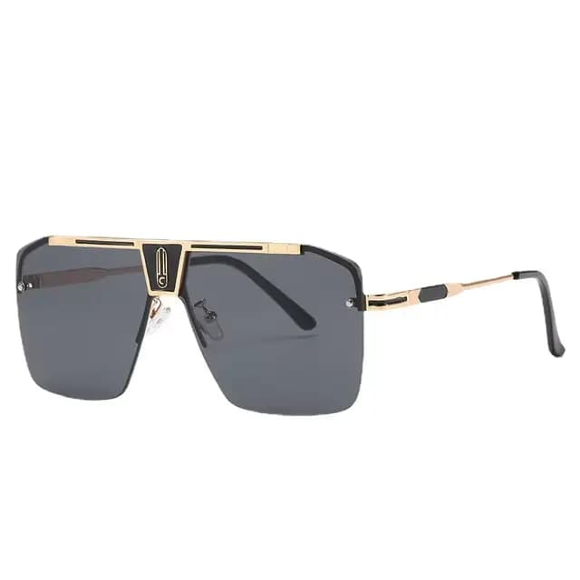 Lunettes de soleil carrées dégradées pour hommes et femmes, design de marque vintage tendance, surdi