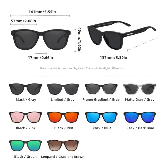 KINGSEVEN flambant neuf mode lunettes de soleil femmes hommes polarisées Anti-UV400 yeux protéger le