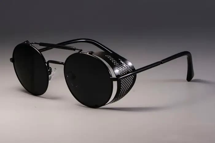Zml14 rétro rond métal lunettes De soleil Steampunk hommes femmes marque lunettes De créateur Oculos