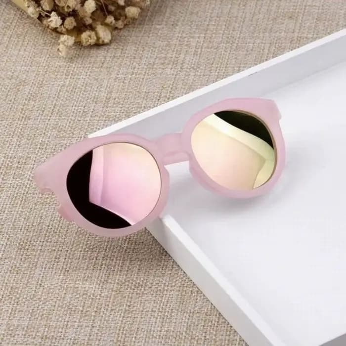 Nouvelles lunettes de soleil pour enfants, filles et garçons, lunettes de soleil rondes, style stree