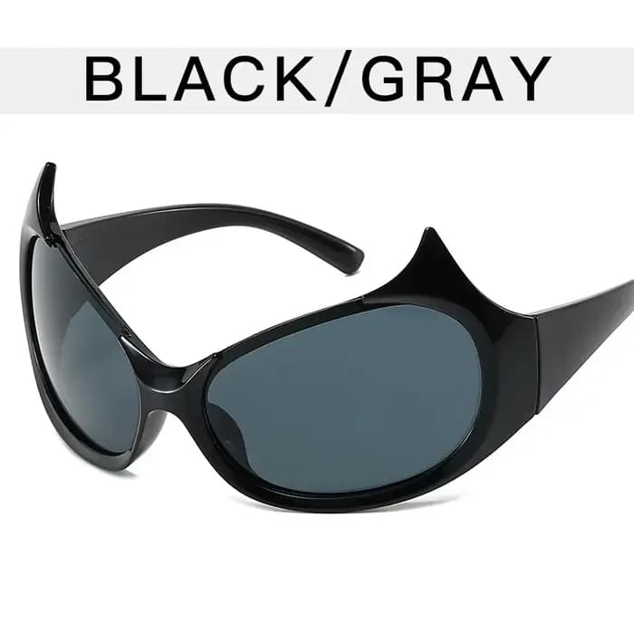 Lunettes de soleil Alien Demon Style pour hommes et femmes, lunettes hip hop européennes et américai
