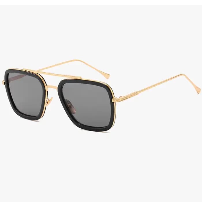 Lunettes de soleil Tony Stark pour hommes et femmes, lunettes de soleil steampunk, lunettes de prote