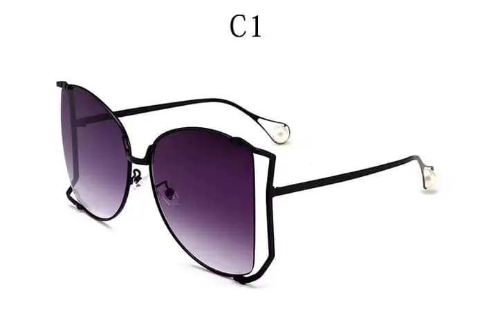 Respzed-Lunettes de soleil D Square pour femmes, marque de luxe, œil de chat, verres transparents, p