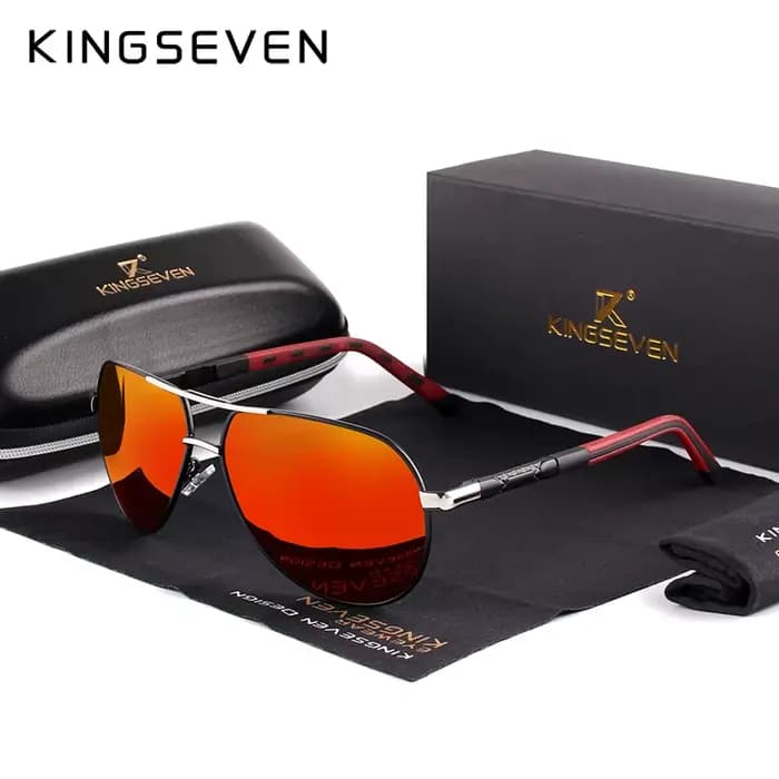 KINGSEVEN hommes Vintage aluminium lunettes de soleil polarisées marque classique lunettes de soleil
