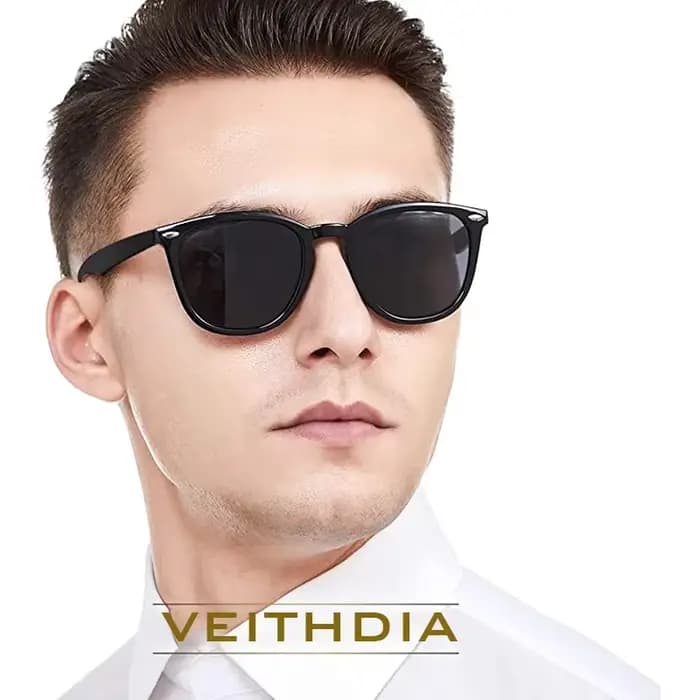 VEITHDIA lunettes de soleil de mode pour hommes et femmes lentille photochromique lunettes de protec