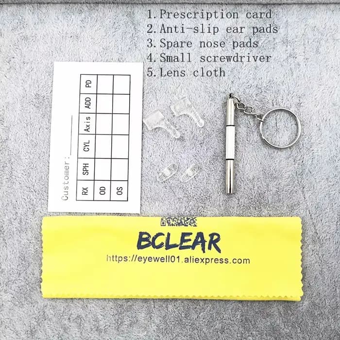 BCLEAR – monture de lunettes pour femmes, élégante, demi-monture, Prescription optique