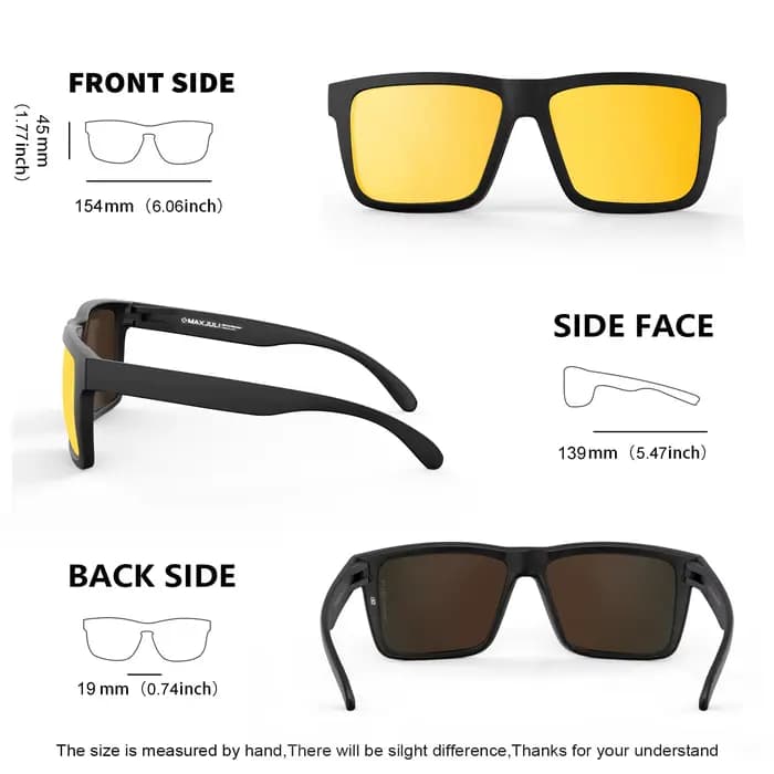Prévention Jcorde I-Lunettes de soleil Z87 ultralégères à tête large pour homme, accessoire de prote