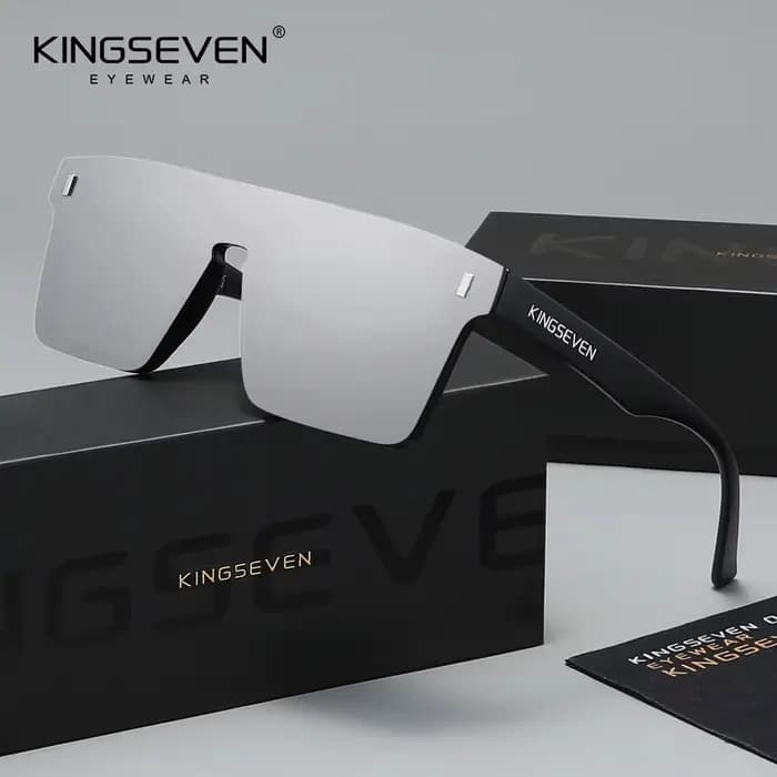 Lunettes de soleil KINGSEVEN pour hommes et femmes, anti-reflets, polarisées, UV400, lunettes de mod