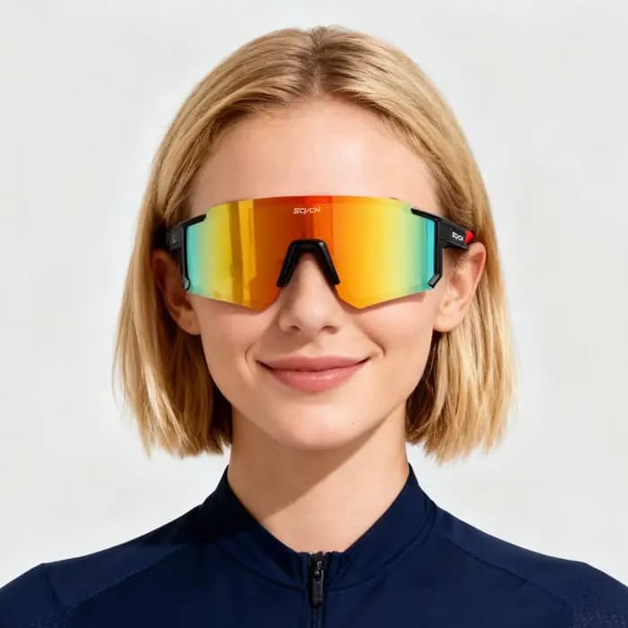 SCVCN hommes vélo cyclisme lunettes femmes UV400 Protection lunettes d'équitation en plein air condu