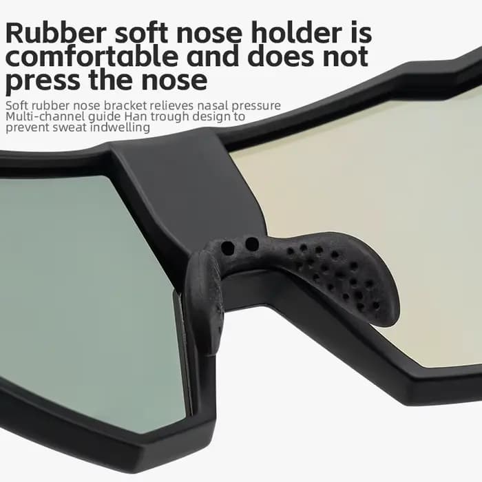ROCKBROS – lunettes de vélo photochromiques intelligentes à cristaux liquides