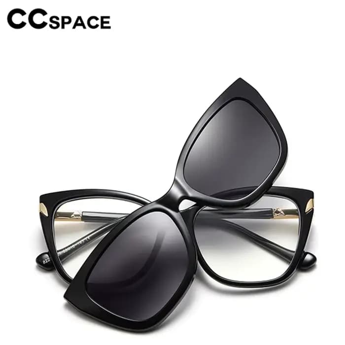 Lunettes de myopie à clip magnétique pour femme