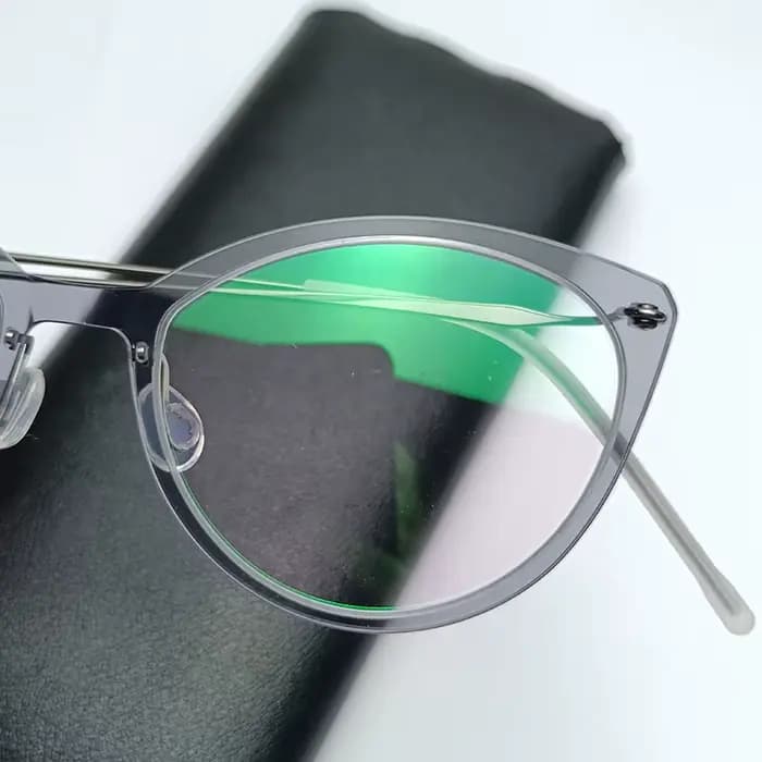 Danemark 6564 femmes lunettes ovales cadre sans vis ultraléger forme de papillon