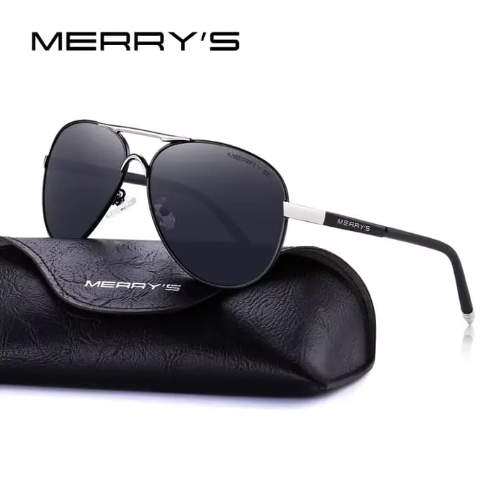 MERRYS – lunettes de soleil aviateur classiques pour hommes