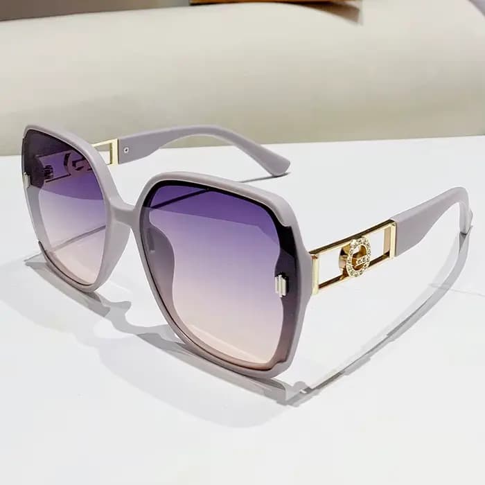 Lunettes de soleil carrées surdimensionnées pour femmes