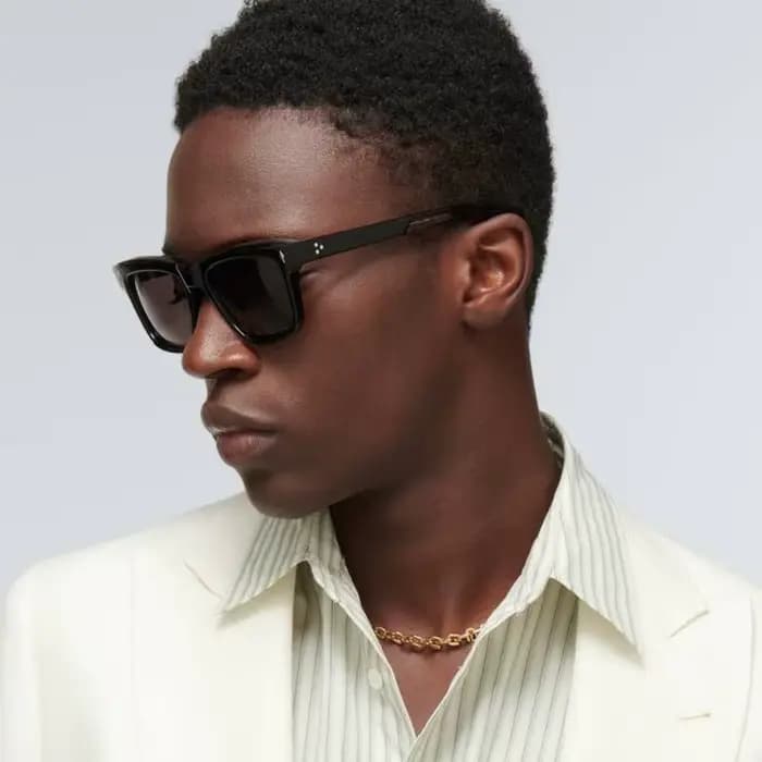 Lunettes de soleil carrées vintage pour hommes et femmes