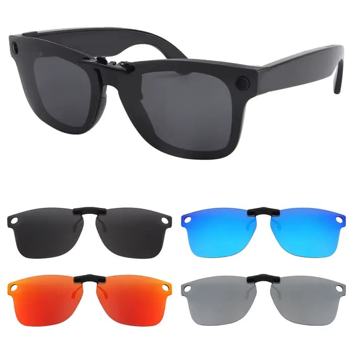 Rarayvix – lunettes de soleil polarisées à clipser