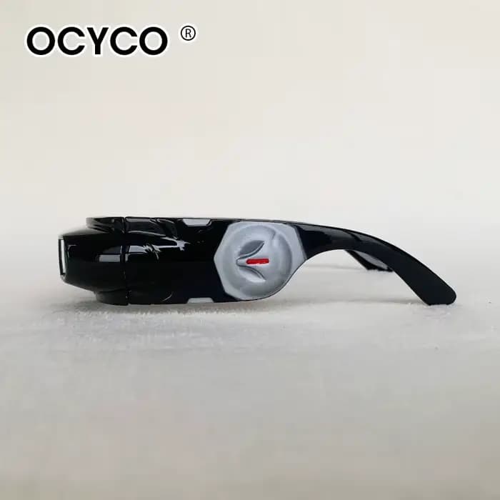 Futuriste Vintage carré lunettes de soleil polarisées hommes femmes marque de luxe concepteur