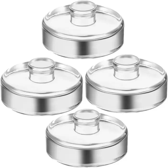 Poids en verre fermenté avec poignée, couvercle de bocal Mason à large ouverture scellé, gadgets de cuisine, récipients de stockage transparents, couvercles ménagers