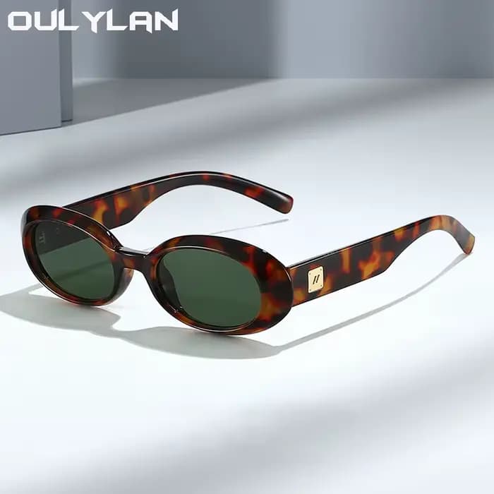 OULYLAN NOUVELLES lunettes de soleil petit cadre ovale classique rétro