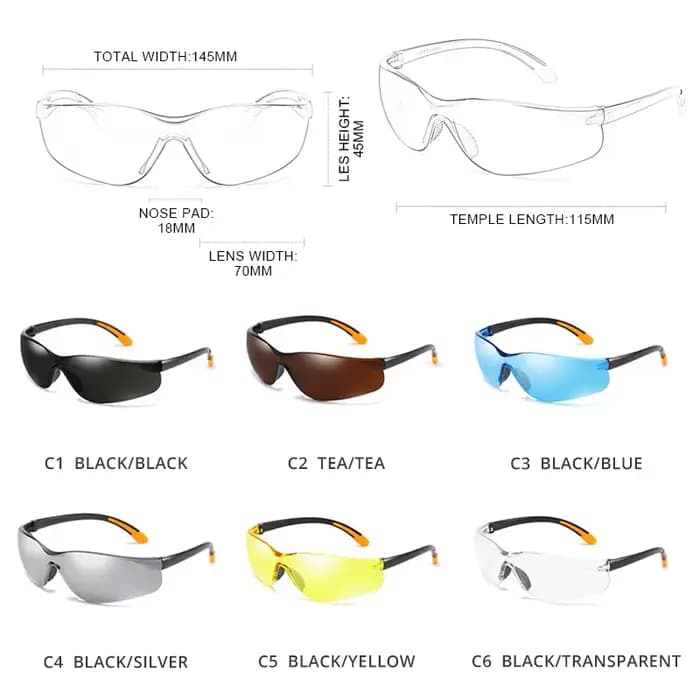 Lunettes de soleil de sport vintage pour hommes et femmes