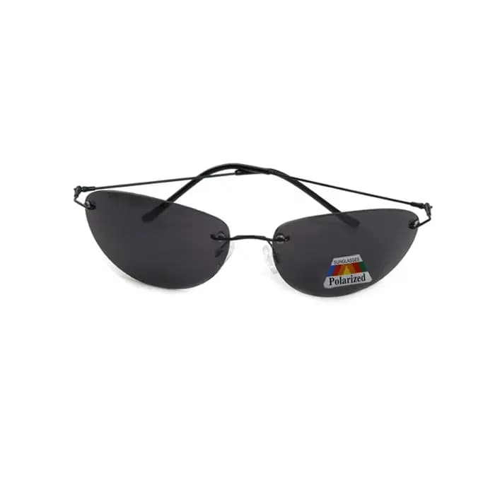 Mise à niveau Cool Matrix Smith Style lunettes De soleil polarisées ultralégères sans monture hommes conception De