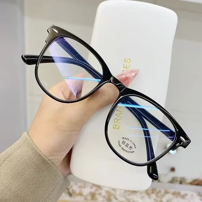 Monture de lunettes d'ordinateur transparente pour hommes et femmes