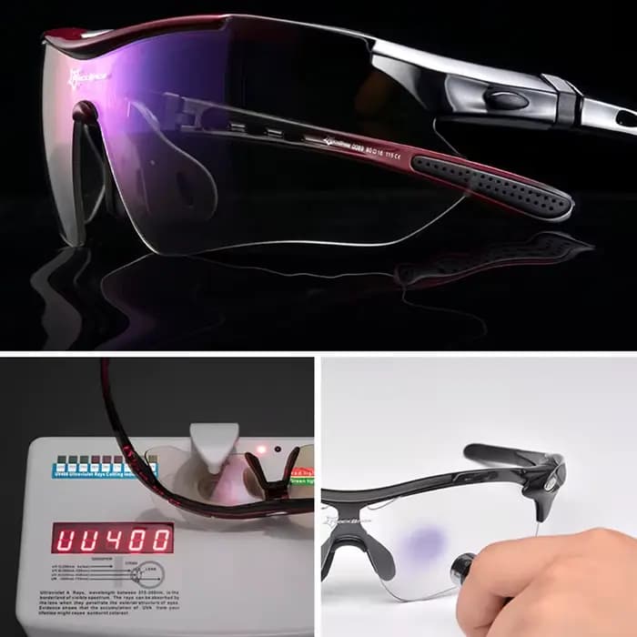 ROCKBROS lunettes de cyclisme photochromiques UV400 sport randonnée course vélo