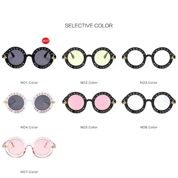 Petites lunettes de soleil rondes pour femmes