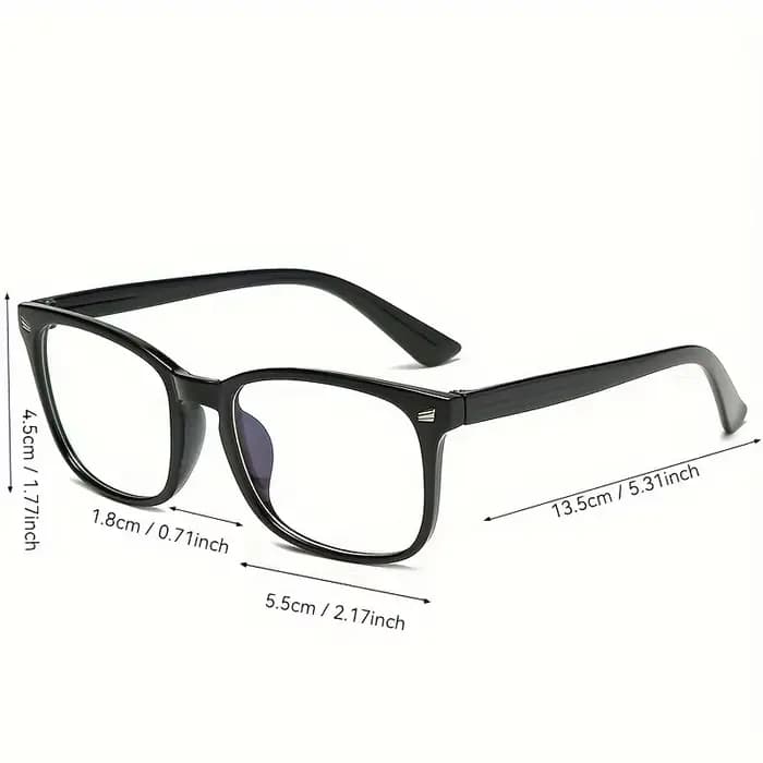 3 paires de lunettes à verres transparents à la mode de style Y2K adaptées à un usage quotidien pour hommes et femmes
