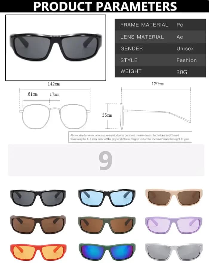 Nouvelles lunettes de soleil vertes pour hommes et femmes