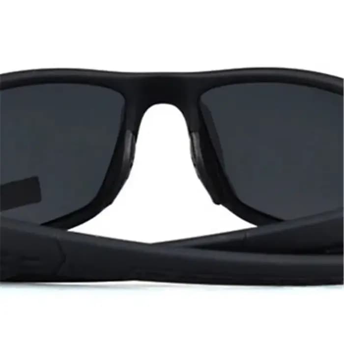 Lunettes de soleil polarisées à monture noire pour hommes et femmes
