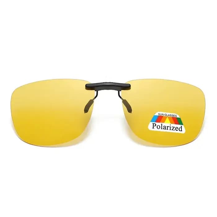 Lunettes de soleil carrées à clipser pour femmes et hommes