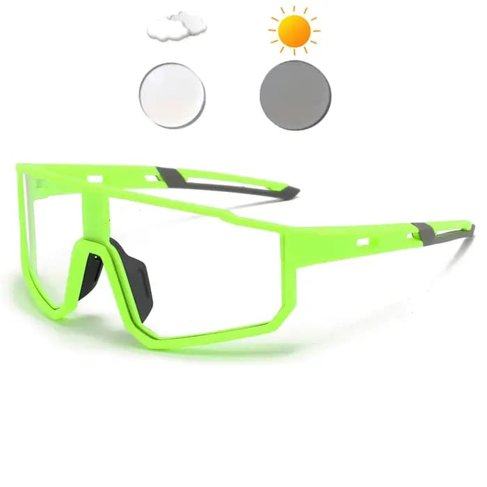 OMEKOL flambant neuf lunettes de soleil de cyclisme photochromiques hommes femmes mode conduite randonnée