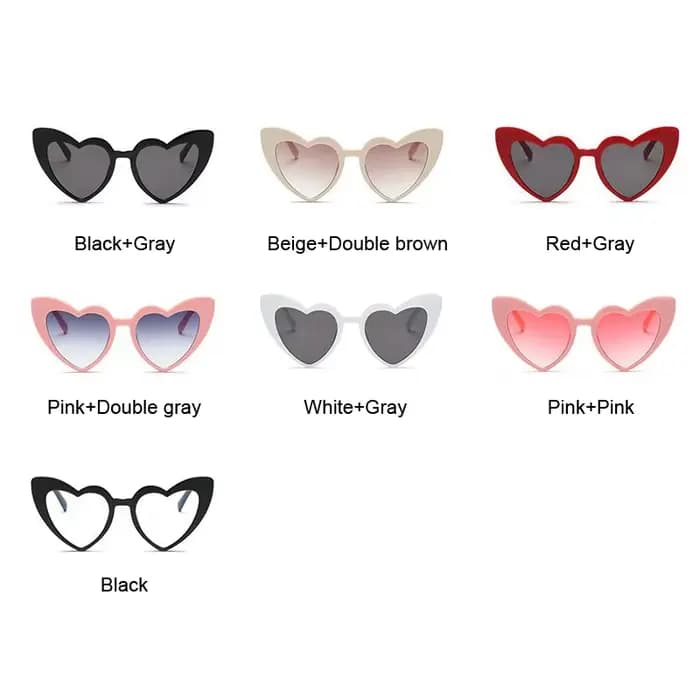 Lunettes de soleil en forme d'œil de chat pour femme