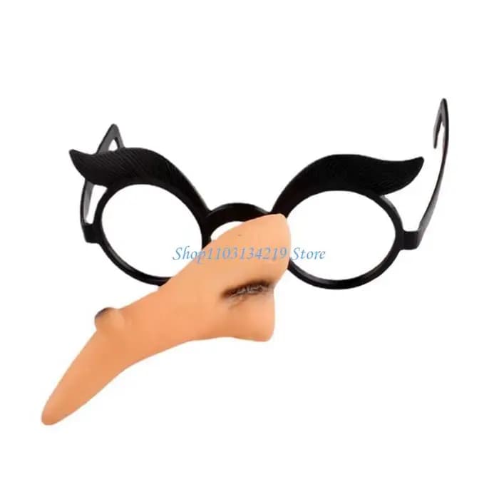 N5KC – lunettes à nez méchante sorcière pour Halloween, cadre, mascarade, fête carnaval, faux nez