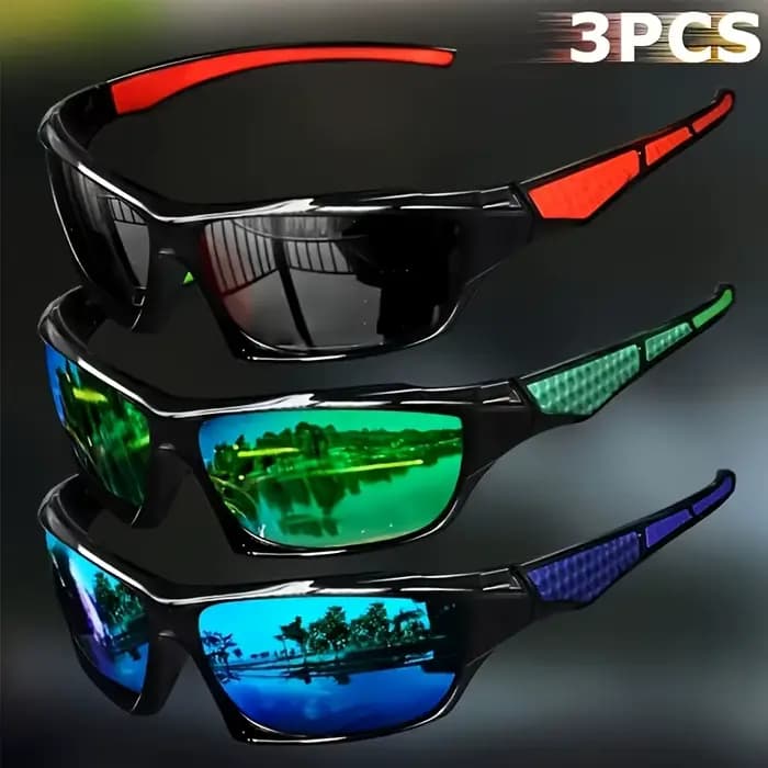 3 paires de lunettes de mode tendance, adaptées aux hommes et aux femmes. Idéales pour offrir en cadeau et pour la photographie, c'est la meilleure option.