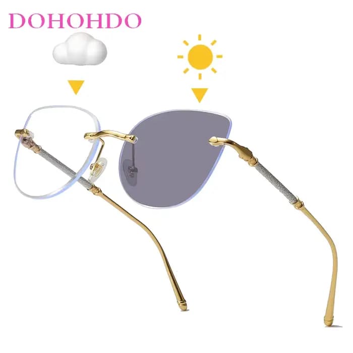 DOHOHDO hommes lunettes De soleil photochromiques transparentes femmes