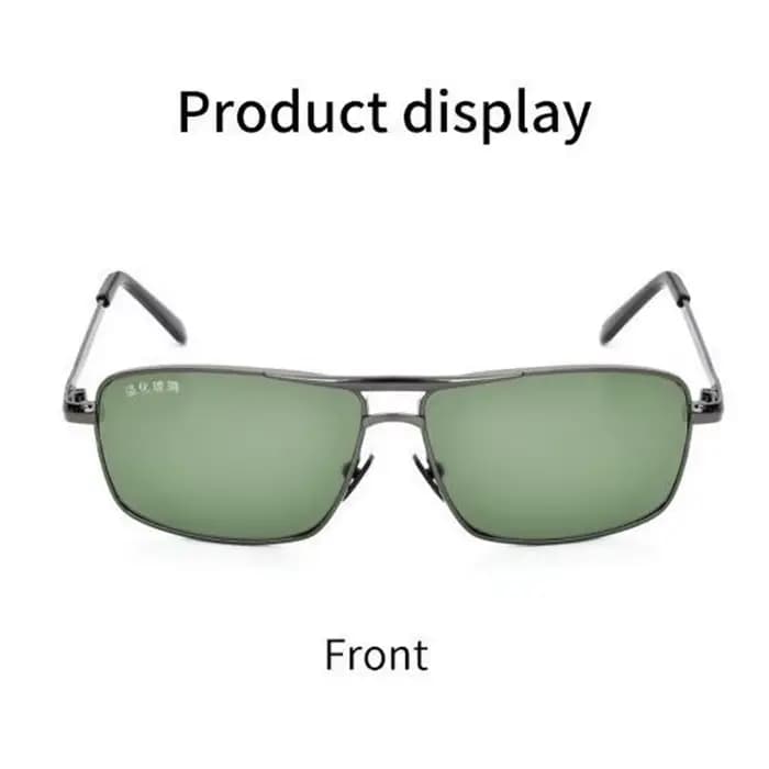 Lunettes de soleil à verres en verre trempé