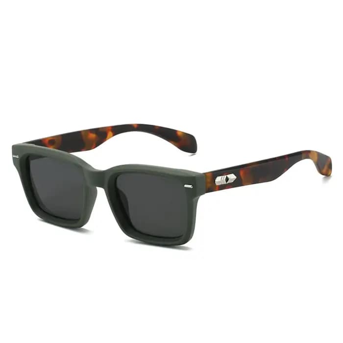 Ensemble de lunettes tendance pour hommes, monture carrée rétro, haut de gamme