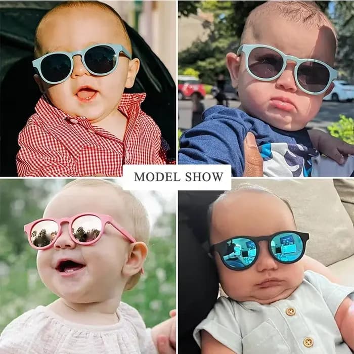 Premières lunettes de soleil pour bébé avec sangle