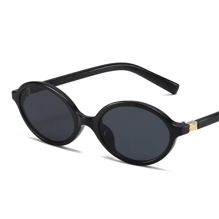 Lunettes de soleil ovales mignonnes pour femmes