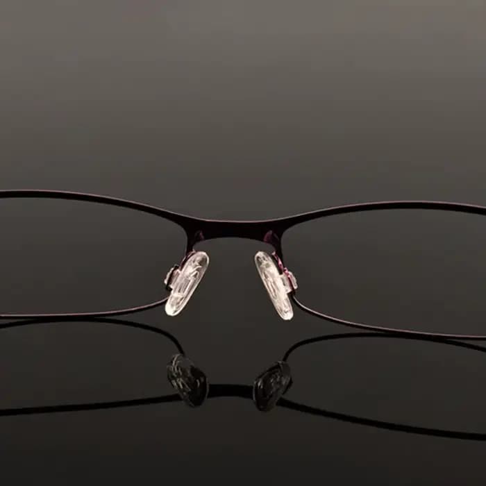 5 paires de coussinets de nez en silicone de qualité supérieure pour lunettes – coussin d'air souple