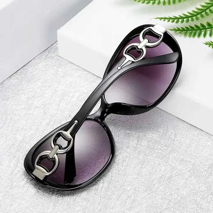 Lunettes de soleil ovales surdimensionnées pour femmes