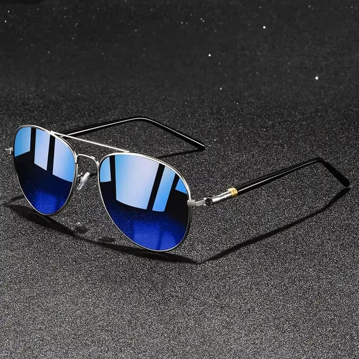 Lunettes de soleil de pilote vintage tendance