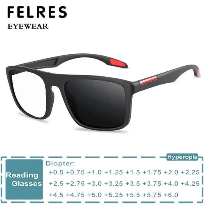 Lunettes de lecture photochromiques pour hommes